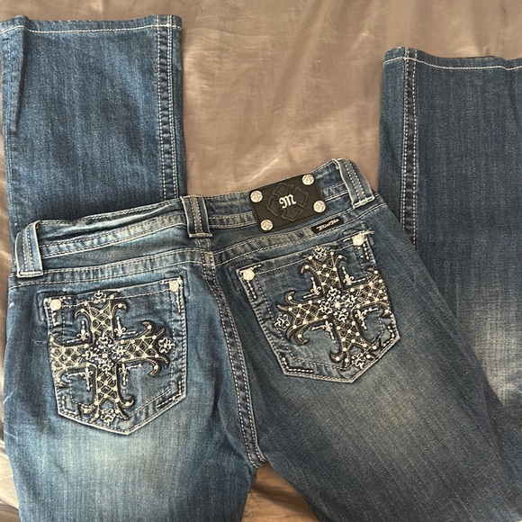 MissMe Low Rise Y2k Jeans (size 30) - Picture 1 of 4